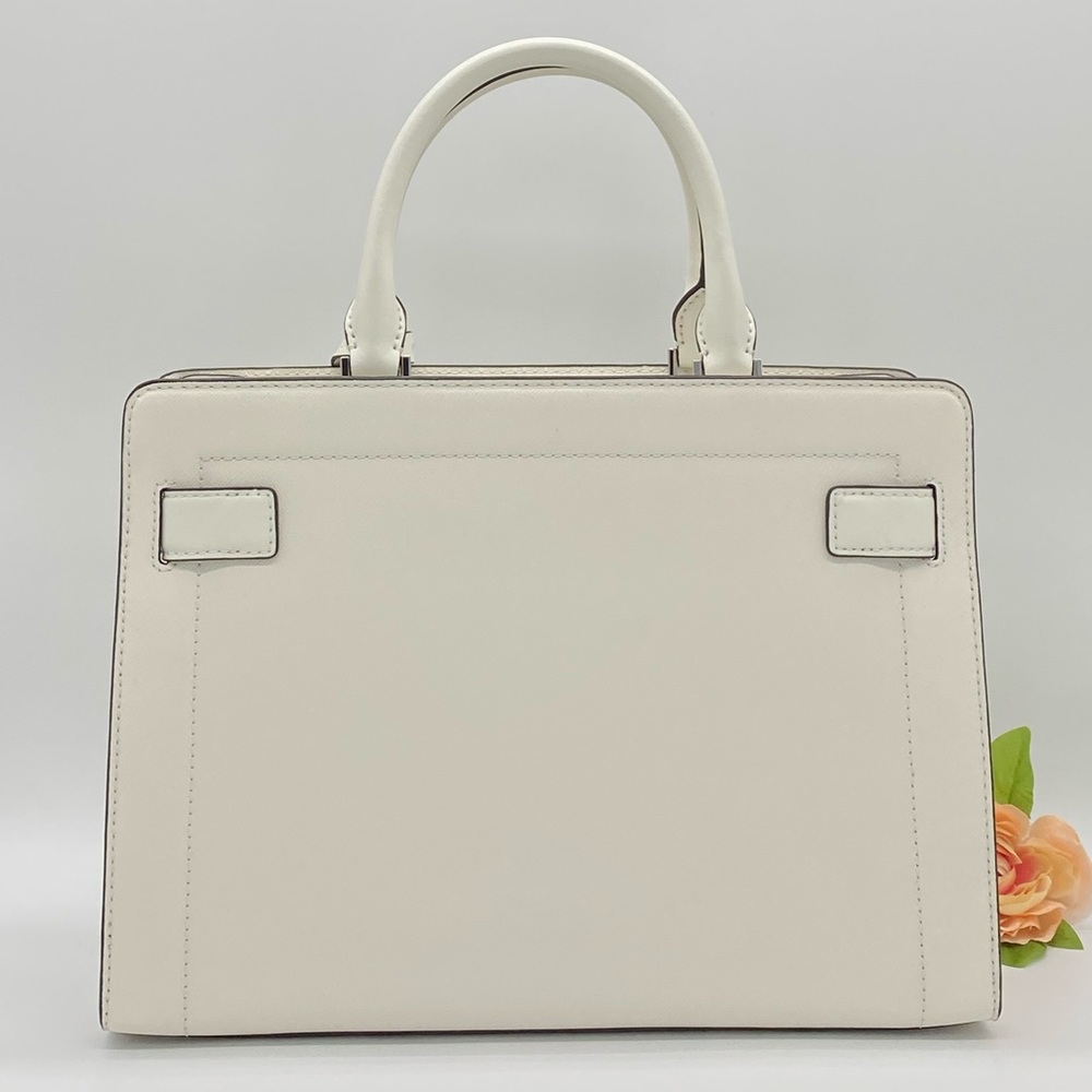 MICHAEL KORS RAYNE MEDIUM EW SATCHEL OPTIC WHITE - Picture 4 of 16